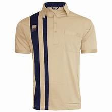 Jersey de coton uni de haute qualité pour hommes pour chemise avec logo et broderie sérigraphiés anti-rétrécissement de couleur personnalisée - Product Image 2