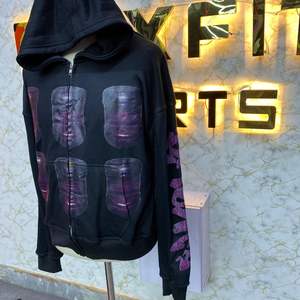 Sweat à capuche avec fermeture éclair le plus demandé, sweat à capuche imprimé en usine, sweats à capuche bon marché pour hommes, meilleure vente à la mode - Product Image 5