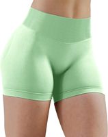 Shorts Deportivos Transpirables para Mujer, Personalizados, sin Costuras, para Gimnasio y Yoga, Color Sólido, Leggings Cortos, Cintura Elástica, Bolsillo Lateral, Estilo Biker, Secado Rápido