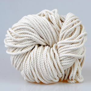 [Misoknit] Cordón de macramé crudo Cuerda de algodón natural 100% 3mm/4mm/5mm OE Technics - Product Image 3