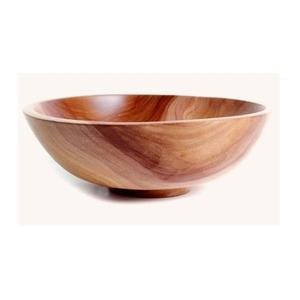 Cuenco de madera esmaltado para servir para restaurante hecho a mano a granel, cuenco de madera de acacia de alta calidad, cocina y mesa - Product Image 6