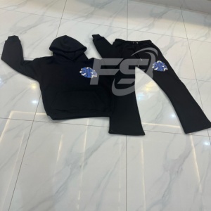 Nouvelle Collection : Survêtements Homme Personnalisables avec Logo, en Molleton de Coton Écologique Léger, Deux Pièces, Manches Longues, Poche Poitrine, Grandes Tailles - Product Image 1