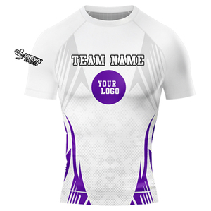 ชุดป้องกันผดผื่นสำหรับผู้ชายชุดป้องกันผื่นแขนสั้นผ้าโพลีเอสเตอร์สีตามสั่ง - Product Image 6