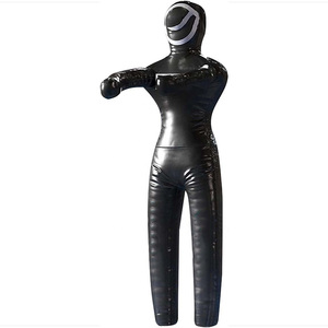 Maniquí de Entrenamiento de Artes Marciales de Cuero de Alta Resistencia para Jiu Jitsu Brasileño, Karate, Lanzamiento, Boxeo y Grappling - Product Image 2
