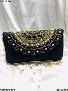 <b>Designer</b> Handmade Elegant Jute Clutch <b>Bag</b> for Women Lightweight Flap for Bridal Party Wear Evening Weddings Other Special - Product Image 5