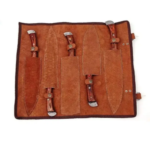 Ensemble de couteaux de cuisine de luxe en acier inoxydable, bloc de rangement, avec aiguiseur, 8 couteaux à steak, Konoll en bois, 16 pièces - Product Image 5