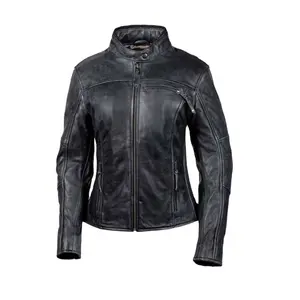 Jaket kulit imitasi wanita ukuran Plus, jaket kulit imitasi wanita, jaket sepeda motor longgar, mantel pendek wanita, ukuran Plus, 5XL