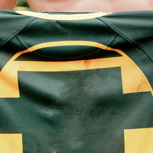 Rugby Match Jersey With Reinforced Shoulders And Breathable Panels Rugby Jersey With <b>Strong</b> Collar And Stretch <b>Fabric</b> - Product Image 3