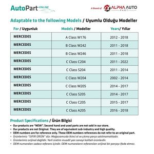 Tuyau de retour diesel pour Mercedes Classe A W176-Euro 5-LONG - Product Image 2