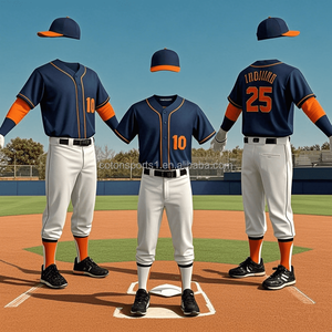 Camiseta de Béisbol de Secado Rápido, Ropa Deportiva Personalizada para Escuela Secundaria, Uniformes Transpirables, Impresión por Sublimación, Entrega Rápida, Tallas Grandes - Product Image 1