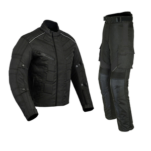 Combinaison de moto en textile respirant de haute qualité, veste et pantalon en Cardura pour moto, combinaison de course pour hommes - Product Image 1