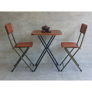 Modern <b>Foldable</b> <b>Table</b> <b>and</b> <b>Chairs</b> Set 55x55cm <b>Table</b> <b>and</b> 2 <b>Chairs</b> CBCF280 - Product Image 4
