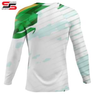 เสื้อรัดกล้ามแขนยาวป้องกันรังสียูวีสำหรับ MMA BJJ คิกบ็อกซิ่ง ระบายอากาศ แห้งเร็ว พร้อมโลโก้สั่งทำ - Product Image 2