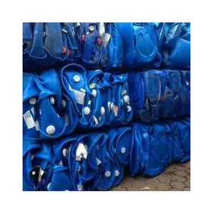 Fornecedor por atacado de estoque a granel de sucata de tambor azul Hdpe Ldpe reciclada em resina enfardada/Hdpe transporte rápido