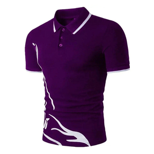Dernière Offre Spéciale Polos sur mesure Oem Service Polos en coton de haute qualité Nouveau design T-shirt de golf pour hommes - Product Image 6