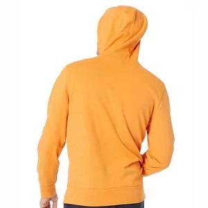 Embroidered Vintage Hip Hop Cotton Heavyweight Yellow 100% Cotton Custom Printed Graphic <b>Cropped</b> Boxy Hoodies for <b>Men</b> - Product Image 6