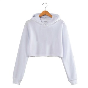 Unisex Vintage Distressed Hoodie Custom Cropped Pullover <b>Thick</b> Fleece <b>Winter</b> Season Front Logo Hooded Collar Custom OEM - Product Image 1
