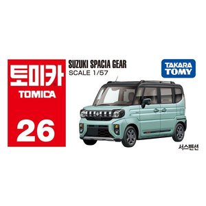 Tomica Suzuki Spacia Gear, Modelo de Auto de Juguete a Escala 1/57, Número 26 - Product Image 1