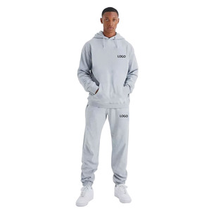 Chándal personalizado para hombres Conjuntos con capucha Unisex Algodón orgánico Sudadera con capucha Traje de chándal Joggers personalizados Conjunto de chándal para hombres - Product Image 6