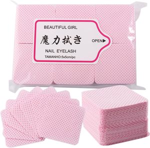 540pcs Lint Free Nail <b>Wipe</b> Pads Soft Absorbent Fabric for Lash Glue Nail Polish Remover - Product Image 1