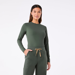 Medical Scrubs Underscrubs <b>Long</b> <b>Sleeve</b> Unisex Under Scrub For Hospital - Product Image 1