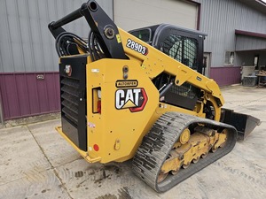 รถตักล้อยางมือสอง รุ่น Cat 289D3 พร้อมระบบเกียร์ขับเคลื่อน เครื่องจักรก่อสร้างขนาดเล็ก ปั๊มตักหน้าขนาดกะทัดรัด - Product Image 6