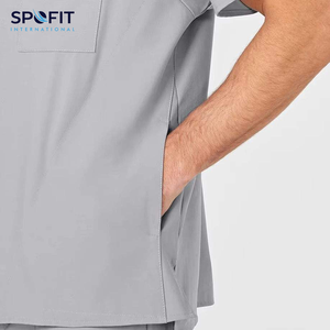 Conjunto de Uniformes Médicos de Alta Calidad para Hombre, Uniformes Médicos Modernos, Trajes de Enfermería de Punto, Uniformes Médicos Personalizados en Color - Product Image 5