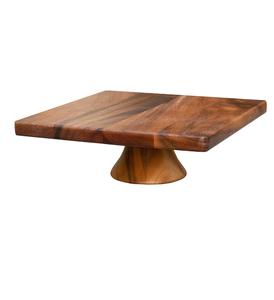 13 Inch Rustic Wood <b>Table</b> Stands for Decorating and Serving - Wooden Pedestal for Cupcake Dessert Fruit Wedding & <b>Birthday</b> - Product Image 1