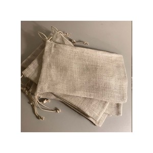 Nouveau design uni jute gunny shopping sacs fourre-tout à vendre - Product Image 4
