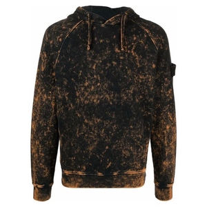 Custom Logo Vintage Wash Waterproof Eco-Friendly Men's Fleece 360g 100% Cotton Pullover <b>Hoodie</b> <b>Plain</b> Oversized Acid Wash Bulk - Product Image 5
