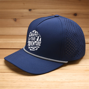 Casquettes de baseball personnalisées à 5 panneaux, snapback, sportives, imperméables, performance, gorras, chapeaux de golf, cordes, logo personnalisé, commande en gros - Product Image 4