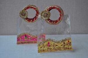 Petit sac cadeau de luxe, cadeaux de retour de mariage pour les invités, fête de haldi mehndi, faveur de fête, Noël, Nouvel An, fête prénuptiale, sachet de bonbons - Product Image 2