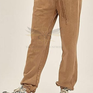 Pantalon de survêtement délavé à l'acide pour hommes nouveau pantalon de survêtement délavé à l'acide pour hommes à prix raisonnable - Product Image 3