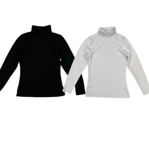 Camiseta de manga larga para hombre Heavyweight 305GSM, camiseta Frbric acanalada de algodón 100% teñida lisa de cuello alto - Product Image 6