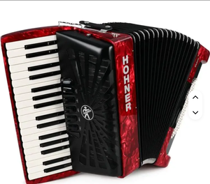 Accordéon III 72 entièrement neuf, original, avec soufflet noir, rouge disponible, réduction - Product Image 1