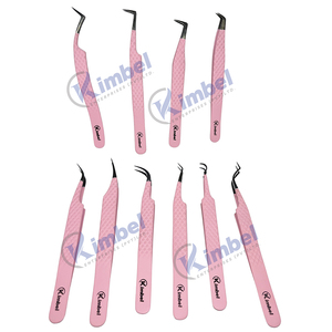 Pinzas de manicura de acero inoxidable de alta calidad personalizadas, puntas puntiagudas curvas, herramienta de belleza antiestática de precisión, 12cm personalizada - Product Image 6
