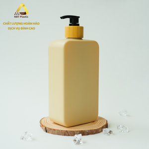 Usine du Vietnam ensemble de bouteilles en plastique OEM élégantes pour shampooing et nettoyant pour le visage 300ml et 600ml étanchéité de pompe à mousse - Product Image 3