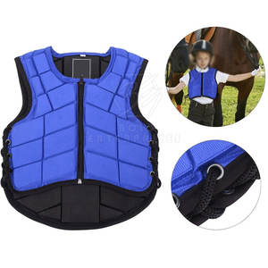 Chaleco para montar a caballo con relleno ligero y chaleco para montar a caballo de fácil ajuste con correas laterales flexibles - Product Image 3