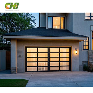 <span class=keywords><strong>Porte</strong></span> <span class=keywords><strong>de</strong></span> <span class=keywords><strong>garage</strong></span> automatique <span class=keywords><strong>motorisée</strong></span> à enroulement, en aluminium, avec télécommande, imperméable, en verre moderne, résistante au vent - Product Image 5