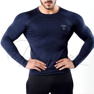 Vêtements de course à séchage rapide de style actuel, chemises de compression confortables de haute qualité en élasthanne/polyester à manches longues, vêtements Tellus - Product Image 5