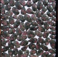 InfinityStones Cabochon d'Eudialyte Naturel Fait Main, Pierre Semi-Précieuse en Vrac pour la Fabrication de Bijoux, Guérison, Prix de Gros, Cristaux
