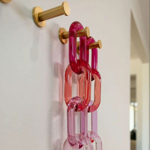 Chaîne décorative murale en résine époxy faite à la main, art d'intérieur moderne, chaîne décorative murale en résine époxy de luxe - Product Image 1