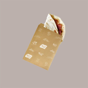 SNACK Piada - Paquete de 1000 Hojas de Papel para Sándwiches Resistente a la Grasa, Color Marrón, 16x24, Hecho en Italia, Código 4285 - Product Image 1