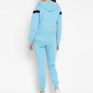 Chándales de Invierno para Mujer con Cierre, 100% Algodón, Cuello Alto, Secado Rápido, Transpirable, Servicio OEM y ODM - Product Image 2