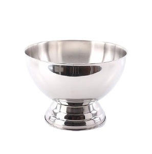 Unique Style Metal Champagne bowl Silver Finished Round Shape Wine Cooler for Beer Soft <b>Drink</b> Eco-Friendly Party Barware Use - Product Image 1