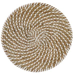 Sous-plat en rotin tressé à la main, couleur jaune, en forme de citrouille, pour Noël - Product Image 6