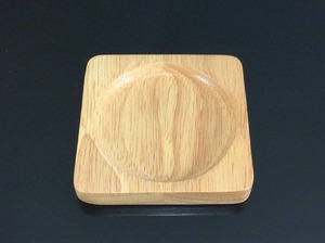 Sous-verre traditionnel en bois fait à la main sous-verre en bois de forme ronde utilisé pour servir le thé sous-verre en bois - Product Image 2