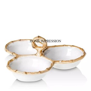 Aluminio fundido Forma única Aspecto antiguo Hojas Diseñador Mesa Centro de mesa y decoración Comida y otros artículos Cuencos para servir - Product Image 4