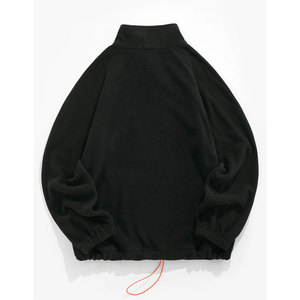 Respirant femmes demi fermeture éclair gros sweats Streetwear femmes sweats nouveau Design - Product Image 3