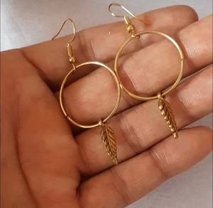 Pendiente de moda de estilo clásico, pendiente de aro en forma de corazón, recién llegado, pendiente de aro chapado en oro de Plata de Ley 925 para mujer - Product Image 2